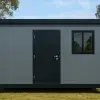 6m x 6m Portable Building Insitu Front