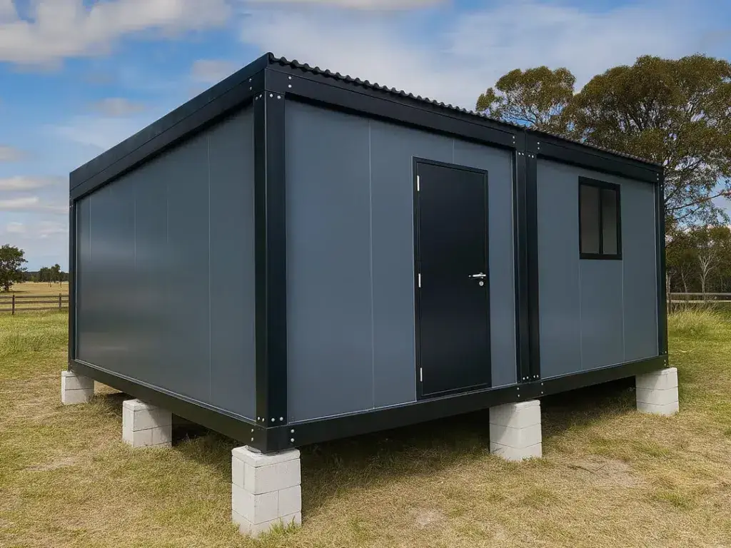 6m x 6m Portable Building Insitu Image