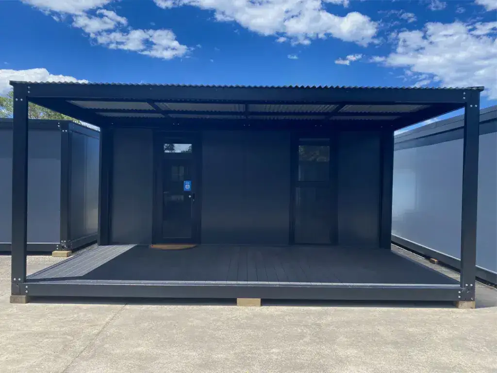 Flat Pack Portable Building Exterior