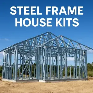 Steel Frame House Kits by SCSAU
