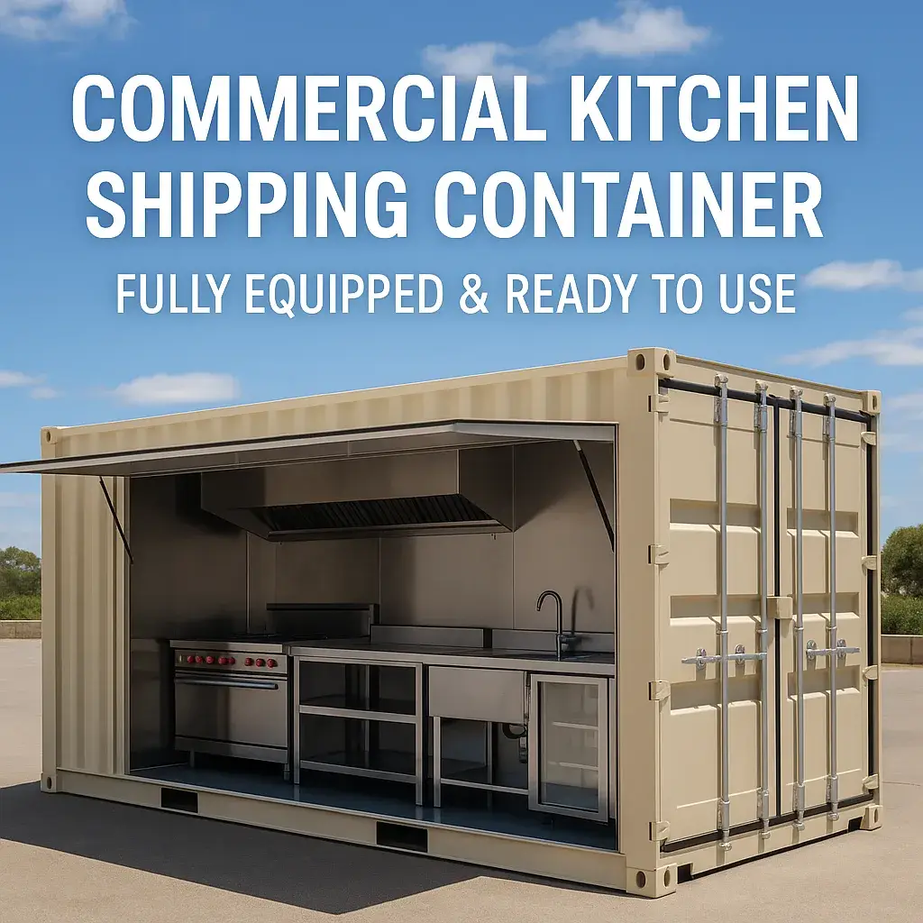 Commercial Kitchen Shipping Containers