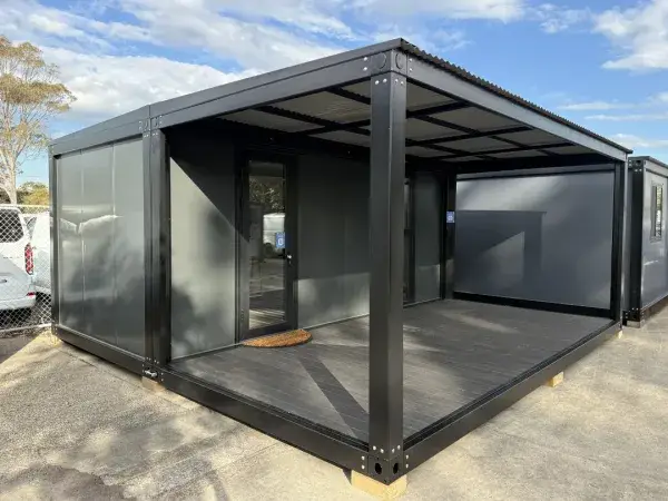 Flat Pack Deck Pod Insitu angle